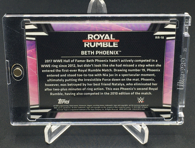 2018 WWE -  ROYAL RUMBLE - B. PHOENIX -