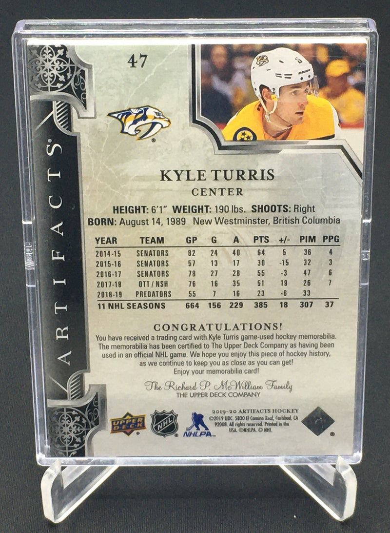 2019 UPPER DECK ARTIFACTS - K. TURRIS - #47 - #'D/65 - JERSEY