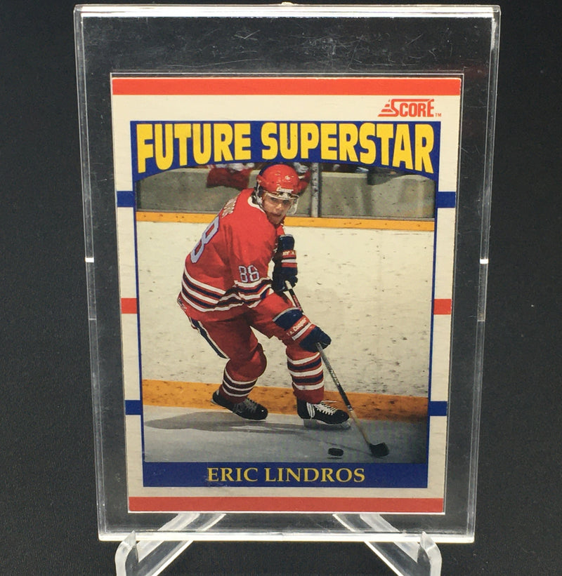 1990 SCORE - FUTURE SUPERSTAR - E. LINDROS -