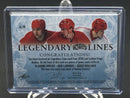 2016 LEAF LUMBER KINGS - LEGENDARY LINES - V. KRUTOV/ I. LARIONOV/ S. MAKAROV - #LL-08 - #'D/15 - TRIPLE STICK RELIC