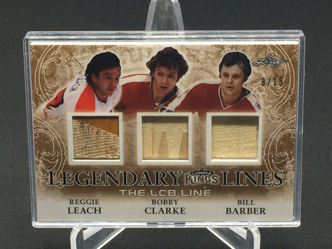 2016 LEAF LUMBER KINGS - LEGENDARY LINES - R. LEACH/ B. CLARKE/ B. BARBER - #LL-04 - #'D/15