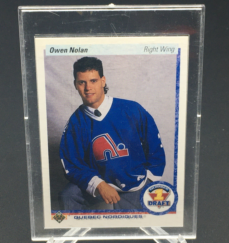 1990 UPPER DECK - NUMBER 1 DRAFT - O. NOLAN -