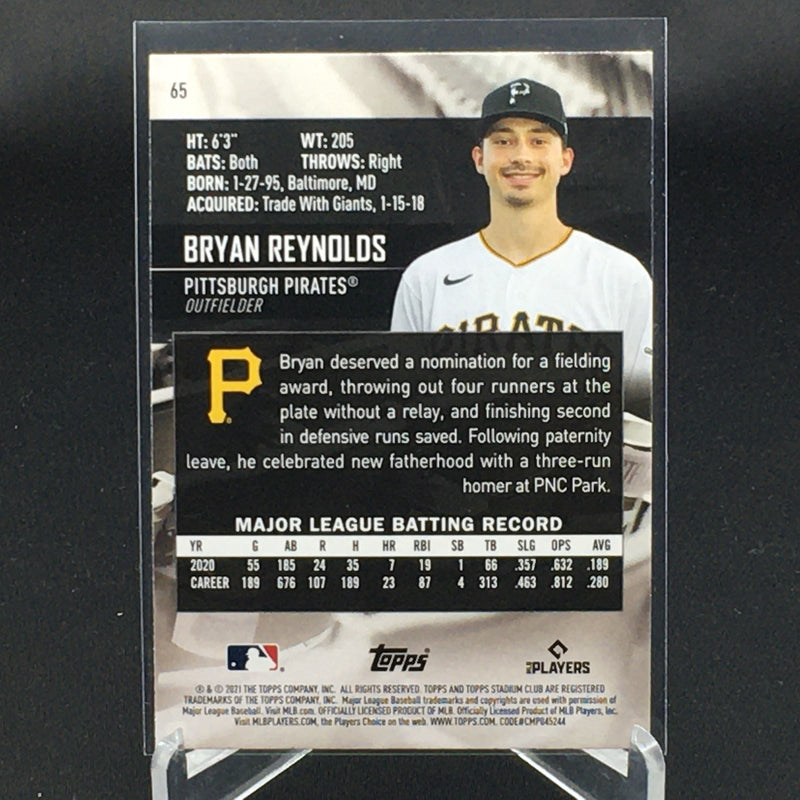 2021 TOPPS STADIUM CLUB - B. REYNOLDS -