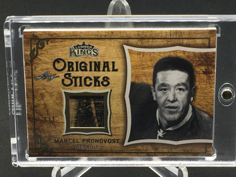 2016 LEAF LUMBER KINGS - ORIGINAL STICKS - M. PRONOVOST - #OS-14 - 1/1 - STICK RELIC