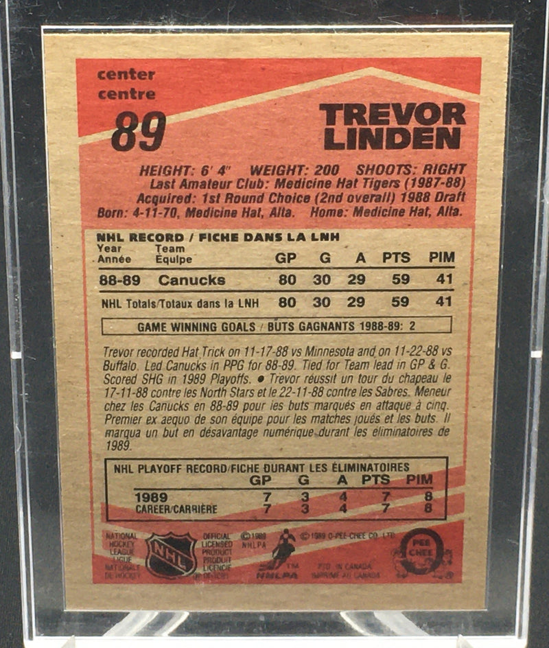 1989 O-PEE-CHEE - T. LINDEN -