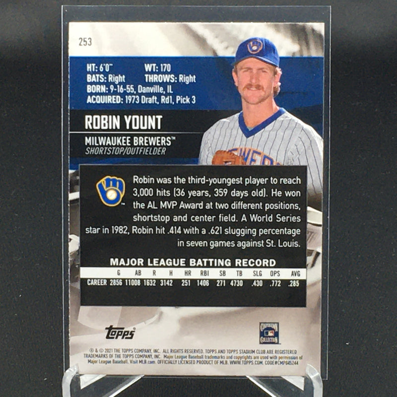 2021 TOPPS STADIUM CLUB - R. YOUNT -