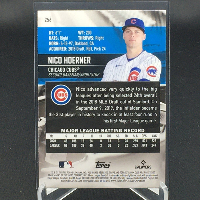2021 TOPPS STADIUM CLUB - N. HOERNER -