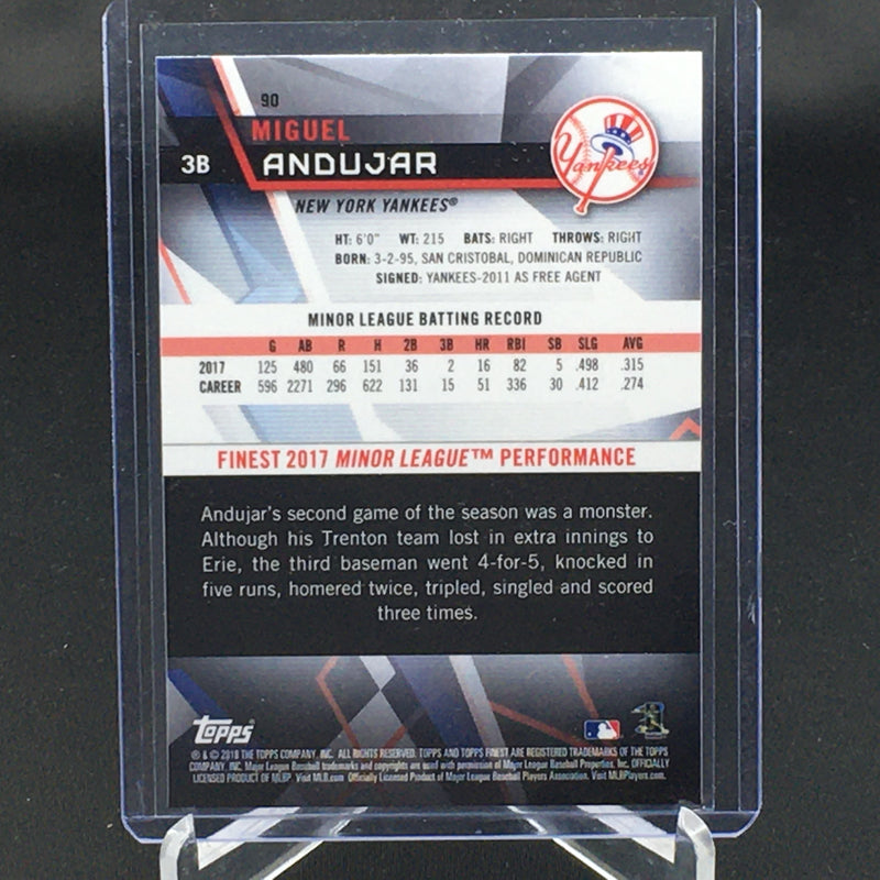 2018 TOPPS FINEST - M. ANDJAR -