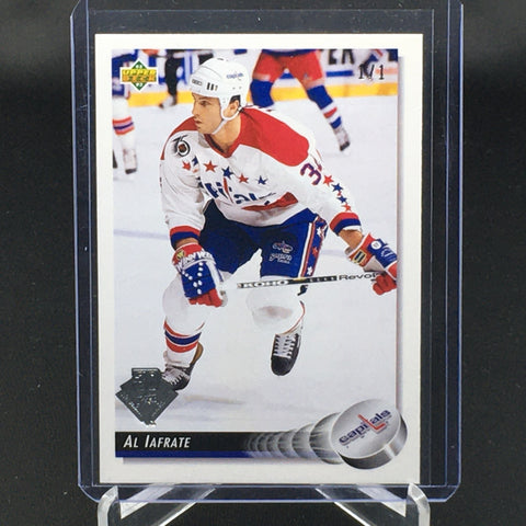 1992 UPPER DECK SERIES ONE - BUY BACK 1992 UPPER DECK - A. LAFRATE - #54 - #'D/1