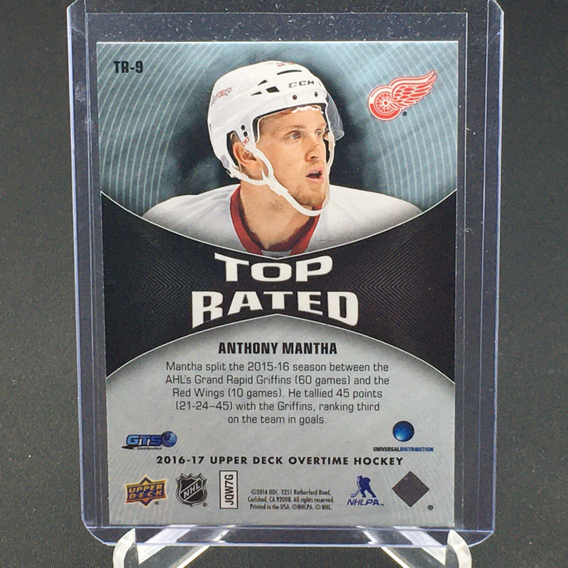 2016 UPPER DECK OVERTIME - TOP RATED - A. MANTHA -