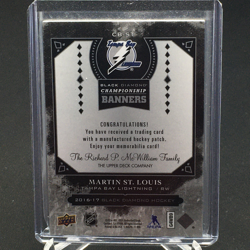 2016 UPPER DECK BLACK DIAMOND - CHAMPIONSHIP BANNERS - M. ST. LOUIS - #CB-ST - #'D/104 - BANNER RELIC