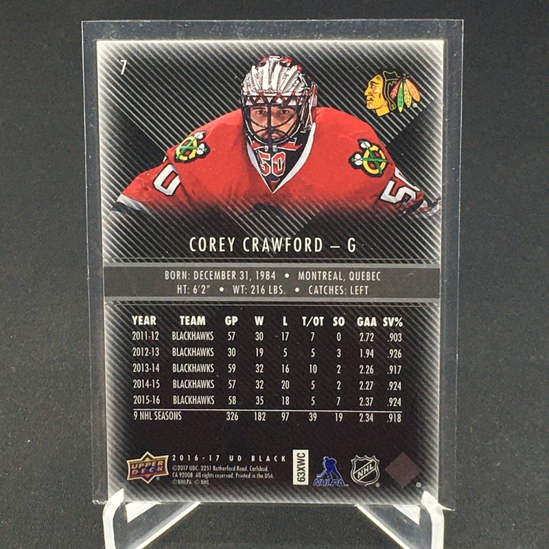 2016 UPPER DECK BLACK - GOLD -  C. CRAWFORD - #7 - #'D/35
