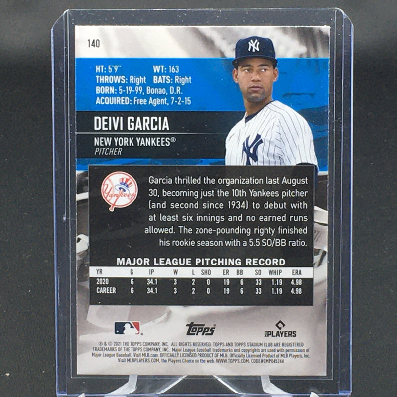 2021 TOPPS STADIUM CLUB - D. GARCIA -
