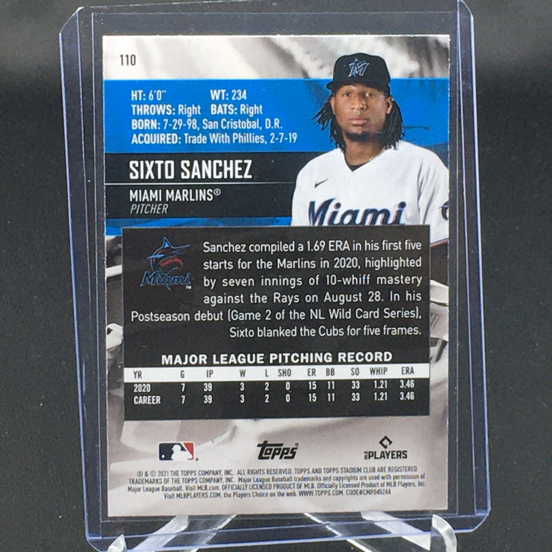 2021 TOPPS STADIUM CLUB - S. SANCHEZ -