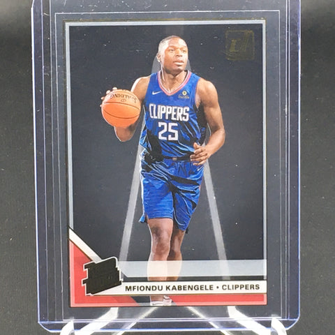 2019 PANINI CLEARLY DONRUSS - RATED ROOKIE - M. KABENGELE - #75 - RC