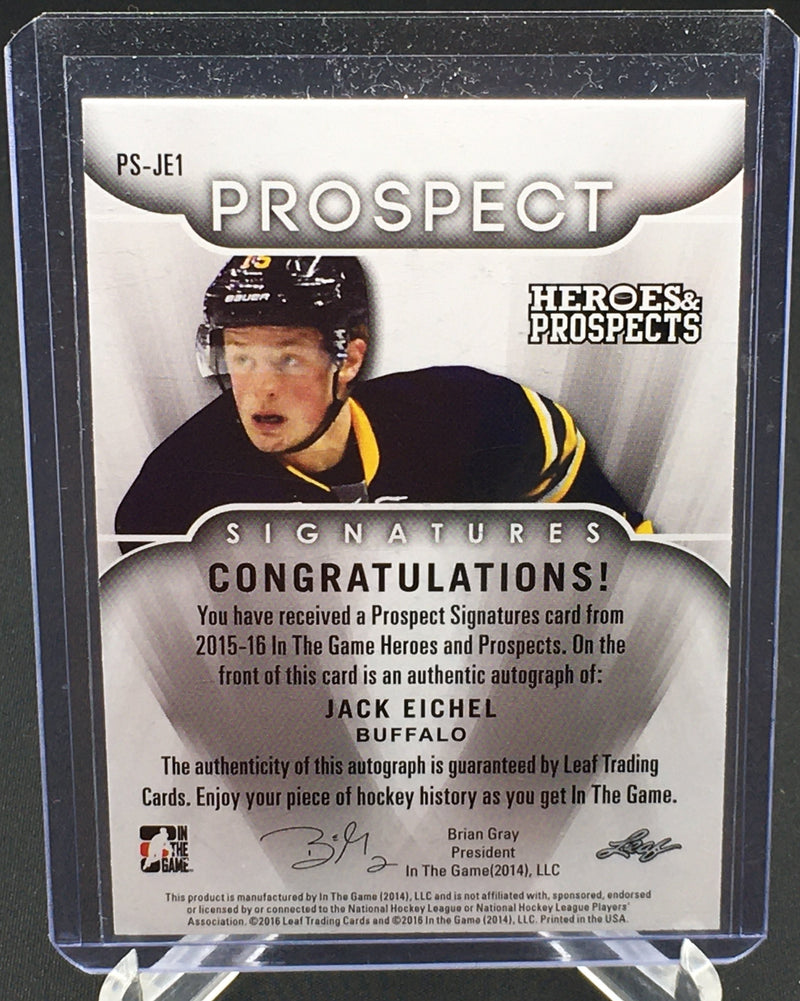 2015 LEAF IN THE GAME - J. EICHEL -