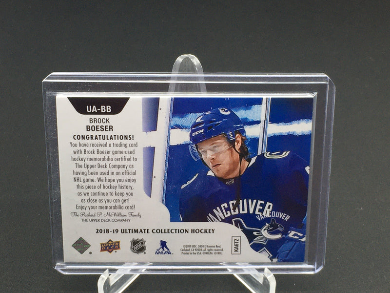 2018 UPPER DECK ULTIMATE - ULTIMATE ACCESS - B. BOESER -