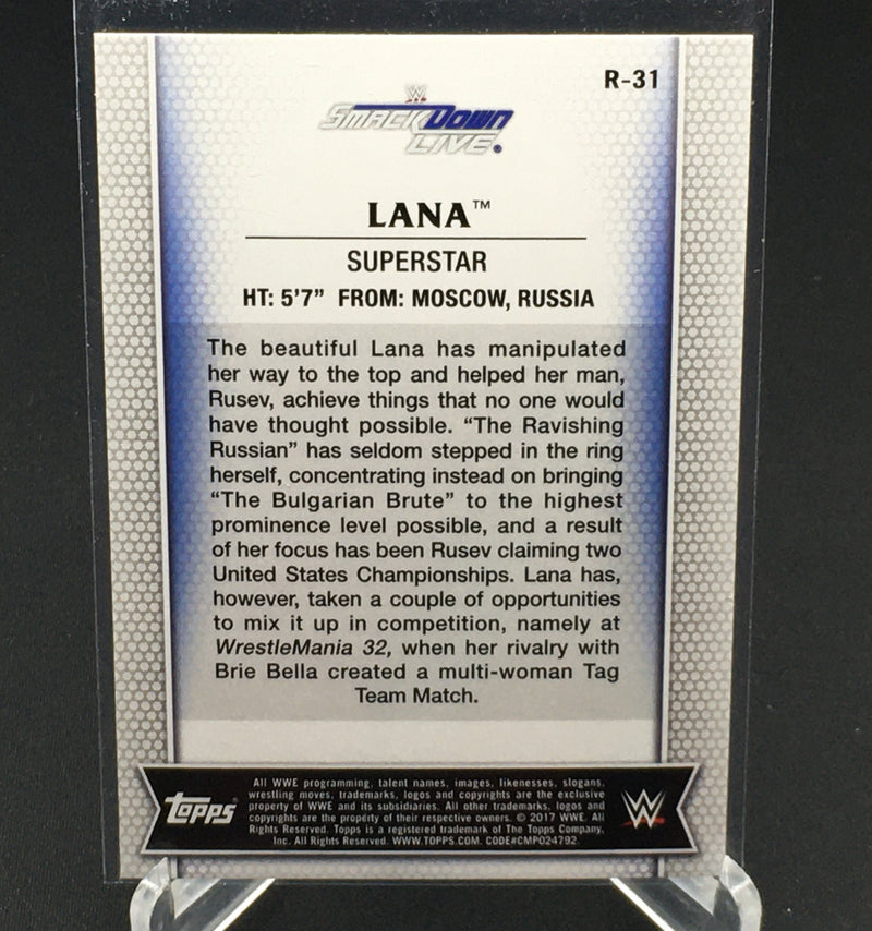 2017 TOPPS WWE - SMACK DOWN LIVE - LANA -