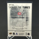 2016 UPPER DECK SP AUTHENTIC - SIGN OF THE TIMES - A. SHAW -