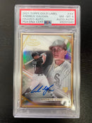 2021 TOPPS GOLD LABEL - FRAMED AUTO - A. VAUGHN -