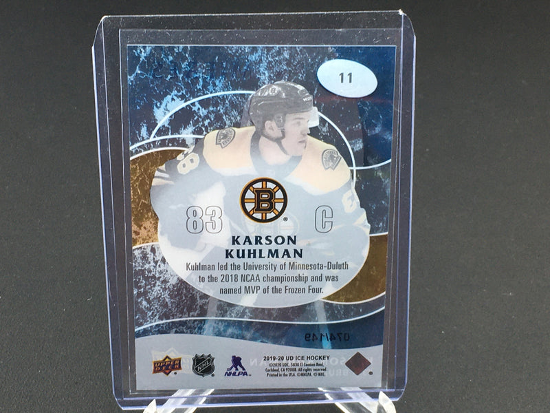 2019 UPPER DECK ICE - PREMIERES - K. KUHLMAN - #11 - #'D/149