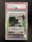 2021 PANINI CONTENDERS OPTIC - ROOKIE OF THE YEAR - Z. WILSON - #RYC-ZWI - #'D/50 - AUTOGRAPH - PSA 7 - RC***