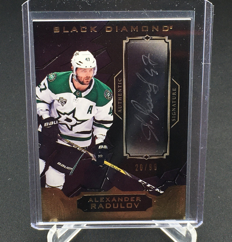 2018 UPPER DECK BLACK DIAMOND - A. RADULOV - #BDB-AR - #'D/99 - AUTOGRAPH