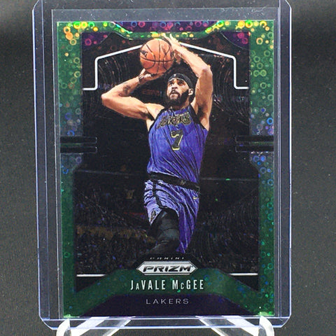 2019 PANINI PRIZM BASKETBALL - J. MCGEE - #225 - #'D/5 - PRIZM GREEN DISCO