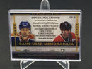 2016 LEAF IN THE GAME USED - DUAL GAME-USED MEMORABILIA - P. COFFEY/ C. CHELIOS - #GDP-19 - #'D/9 - DUAL RELIC