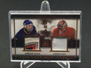 2016 LEAF IN THE GAME USED - DUAL GAME-USED MEMORABILIA - D. HASEK/ P. ROY - #GDP-01 - #'D/5 - DUAL RELIC