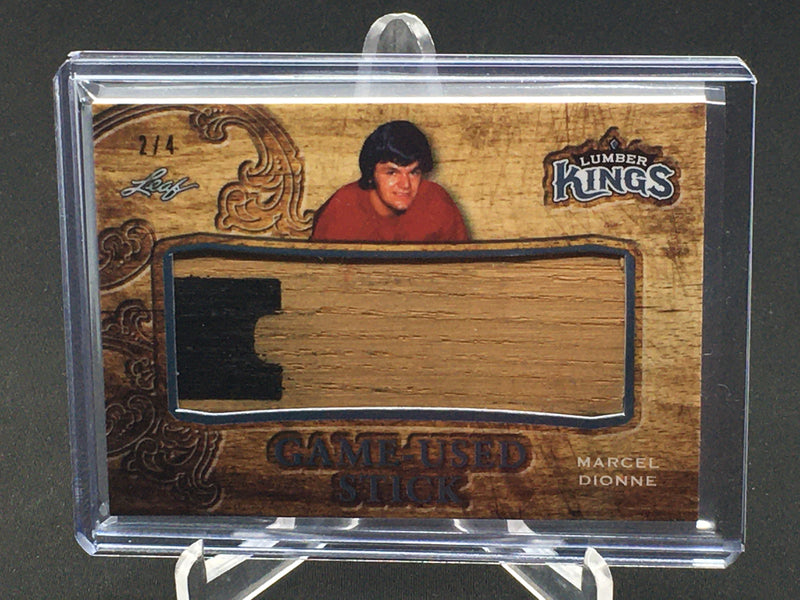 2016 LEAF LUMBER KINGS - GAME-USED STICK - M. DIONNE - #GS-44 - #'D/4 - STICK RELIC