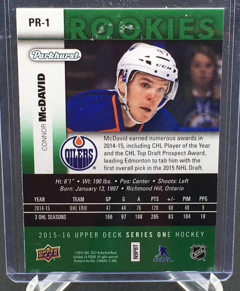 2015 UPPER DECK SERIES ONE - PARKHURST - C. MCDAVID -