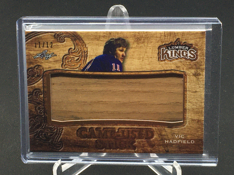 2016 LEAF LUMBER KINGS - GAME-USED STICK - V. HADFIELD - #GS-71 - #'D/12 - STICK RELIC