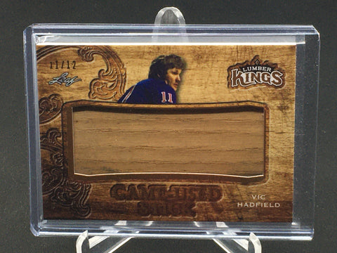 2016 LEAF LUMBER KINGS - GAME-USED STICK - V. HADFIELD - #GS-71 - #'D/12 - STICK RELIC