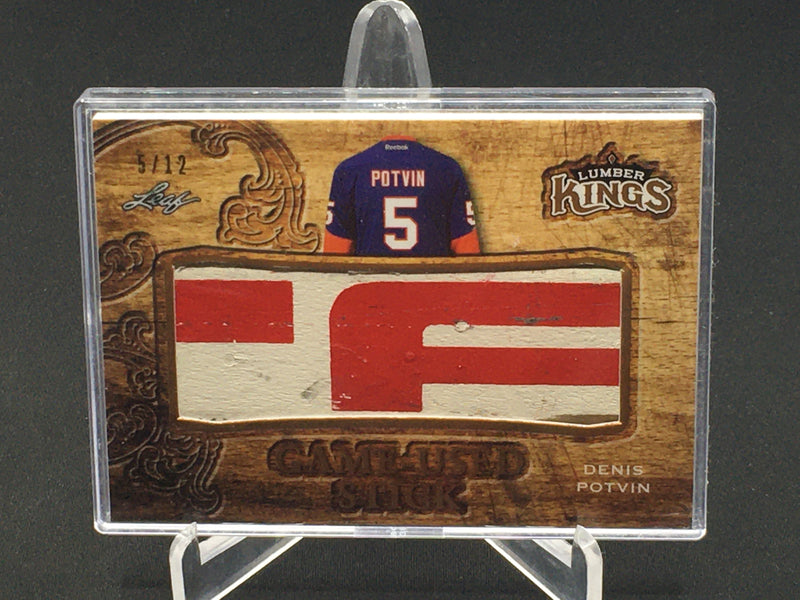 2016 LEAF LUMBER KINGS - GAME-USED STICK - D. POTVIN - #GS-23 - #'D/12 - STICK RELIC