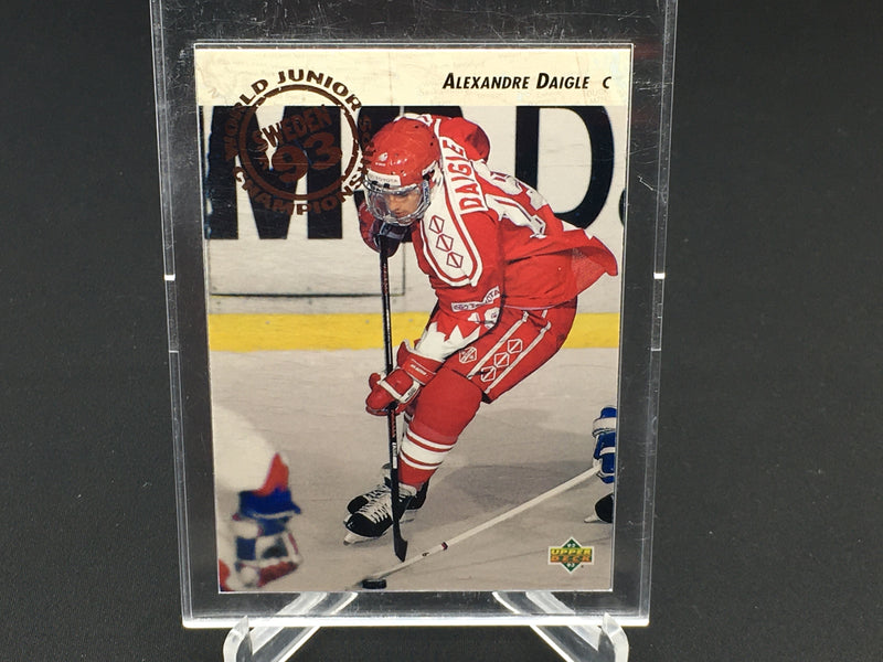 1992 UPPER DECK - WORLD JUNIOR CHAMPIONSHIPS - A. DAIGLE -