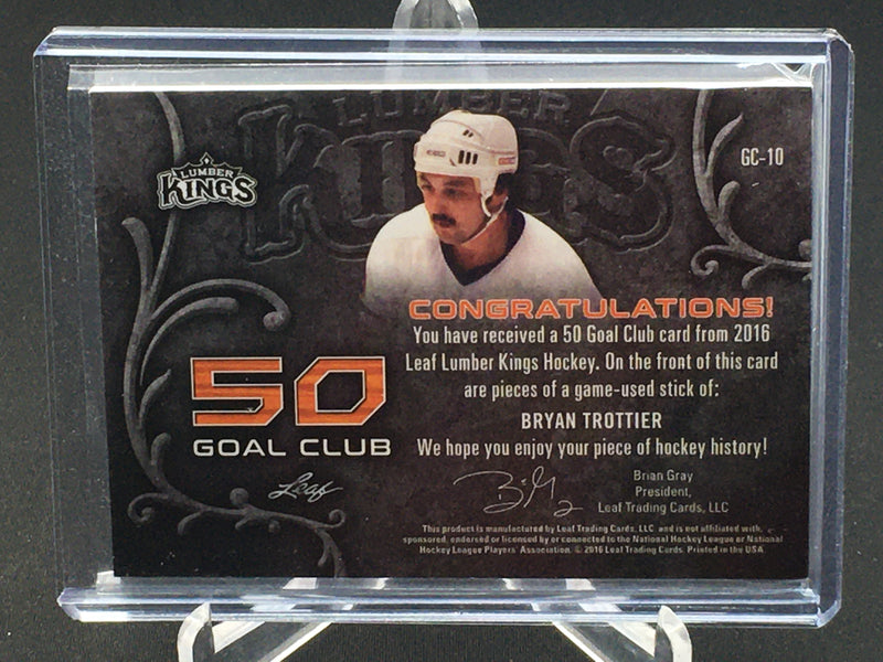2016 LEAF LUMBER KINGS - 50 GOAL CLUB - B. TROTTIER -