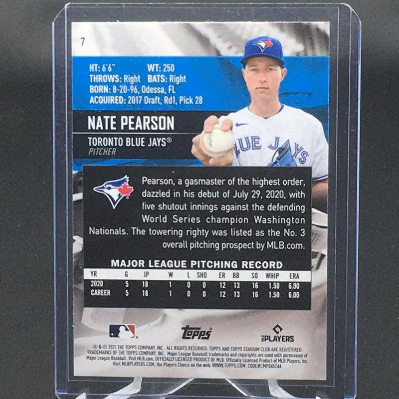 2021 TOPPS STADIUM CLUB - N. PEARSON -