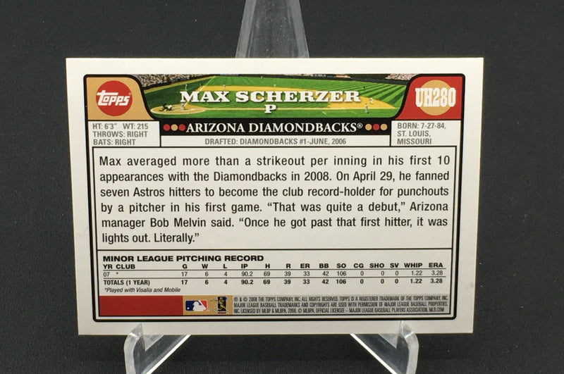 2008 TOPPS - M. SCHERZER -