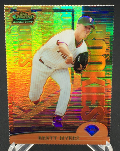 2000 TOPPS FINEST - B. MYERS - #106 - GOLD REFRACTOR - #'D/100
