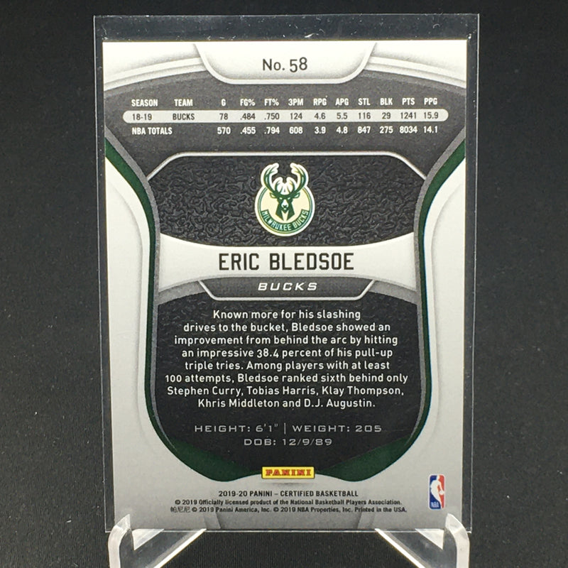 2019 PANINI CERTIFIED - RED - E. BLEDSOE -