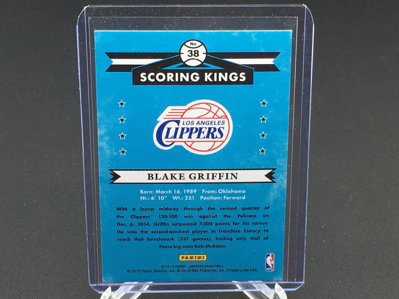 2014 PANINI DONRUSS - SCORING KINGS - B. GRIFFIN -