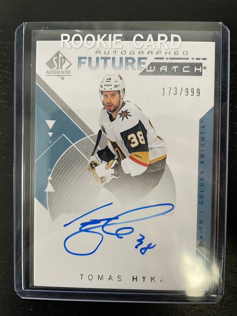 2018 UPPER DECK SP AUTHENTIC - FUTURE WATCH AUTO - T. HYKA - #169 - #'D/999 - AUTOGRAPH - RC