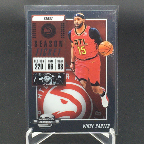 2018 PANINI CONTENDERS OPTIC - SEASON TICKET - V. CARTER - #86