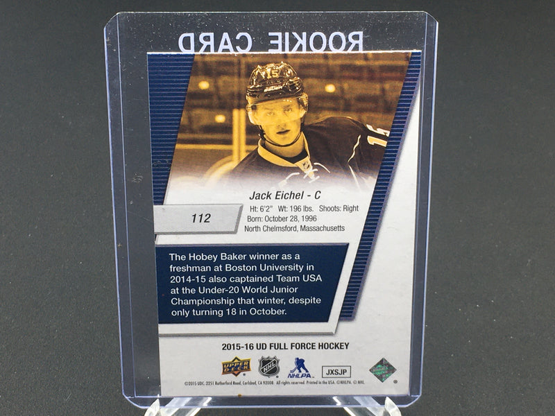 2015 UPPER DECK - FULL FORCE - J. EICHEL -