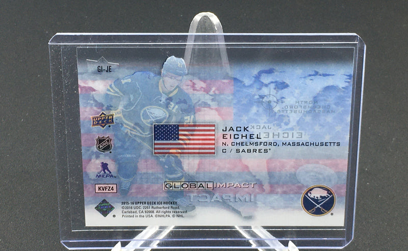 2015 UPPER DECK ICE - GLOBAL IMPACT - J.EICHEL -