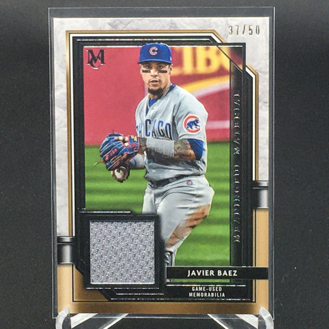 2021 TOPPS MUSEUM COLLECTION - J. BAEZ - #MMR-JBA1 - #'D/50 - JERSEY