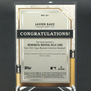 2021 TOPPS MUSEUM COLLECTION - J. BAEZ - #MMR-JBA1 - #'D/50 - JERSEY