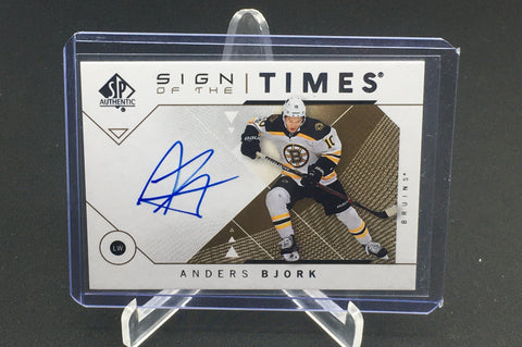 2018 UPPER DECK SP AUTHENTIC - SIGN OF THE TIMES - A. BJORK - #SOTT-AB - AUTOGRAPH