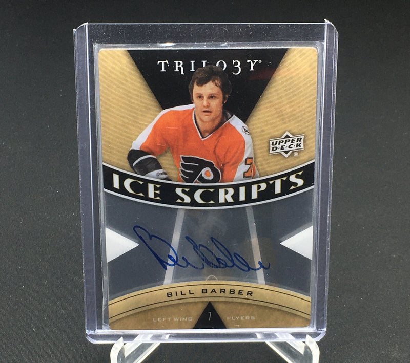 2012 UPPER DECK TRILOGY - ICE SCRIPTS - B. BARBER -